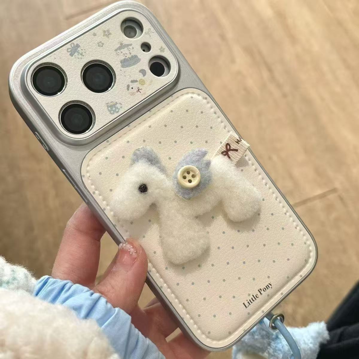 Polka Dot Pony iPhone Case – Cute Luxury Shockproof Soft Cover