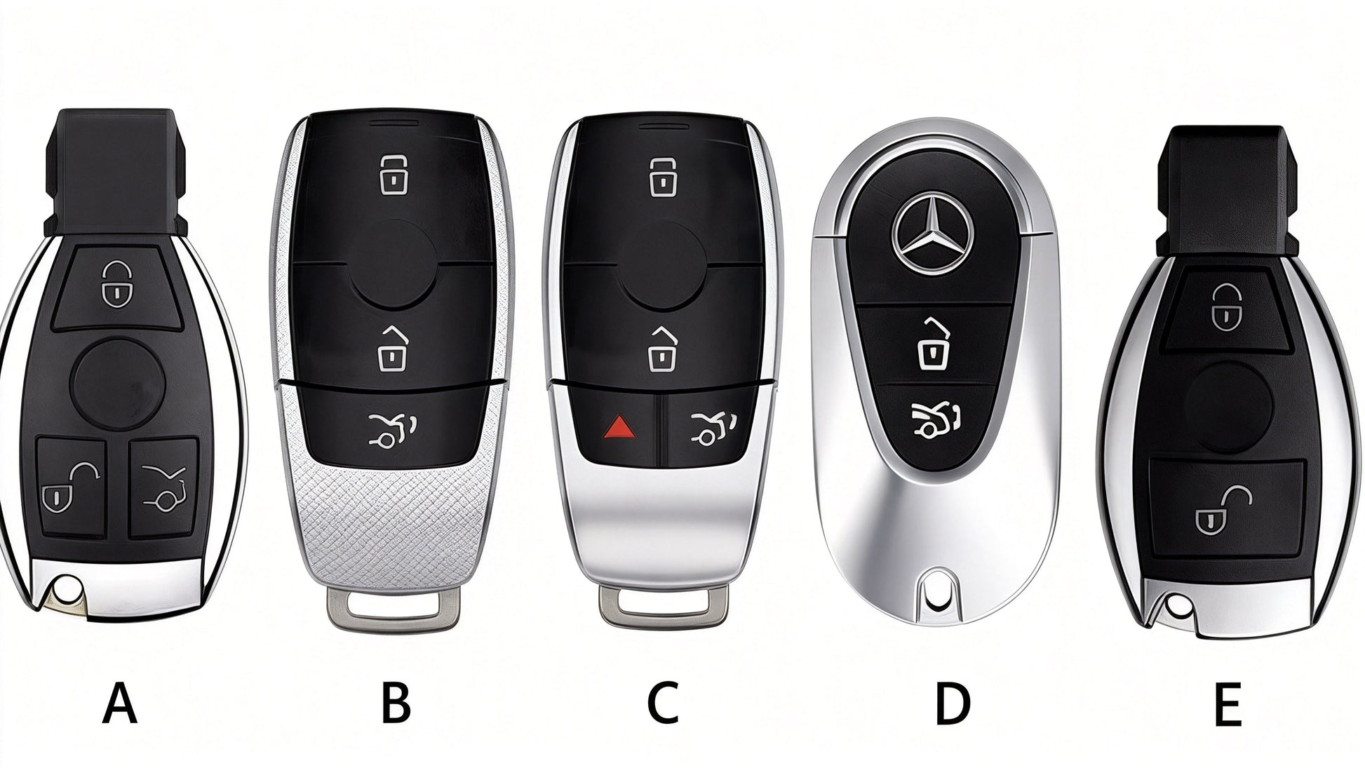 KAKAVY Top Grain Leather Mercedes Key Case detail image 2