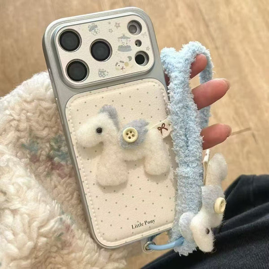 Polka Dot Pony iPhone Case – Cute Luxury Shockproof Soft Cover