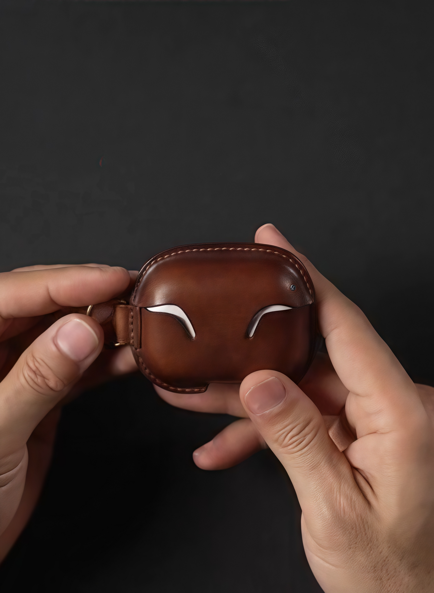 KAKAVY Premium Genuine Leather Airpods Case detail image 6