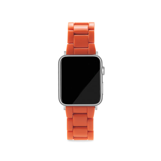 Řemínek Apple Watch v zářivě oranžové barvě
