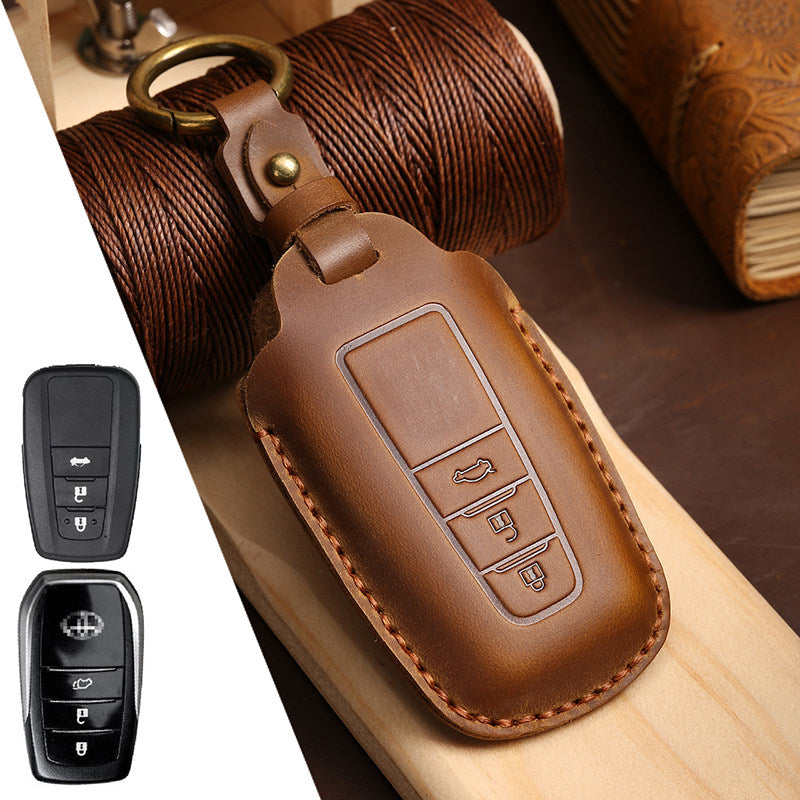 KAKAVY Top Grain Leather Toyota key Case detail image 6
