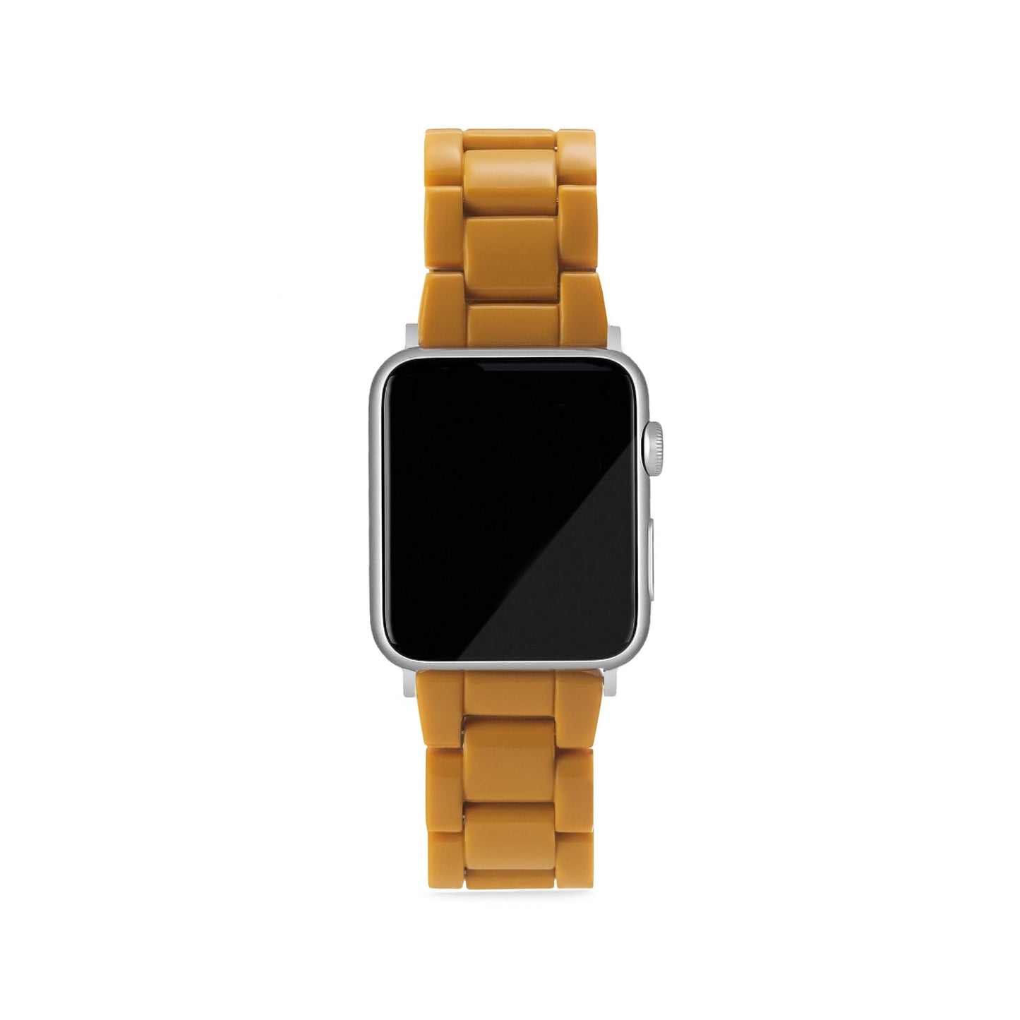 Pásek na Apple Watch v okrové barvě