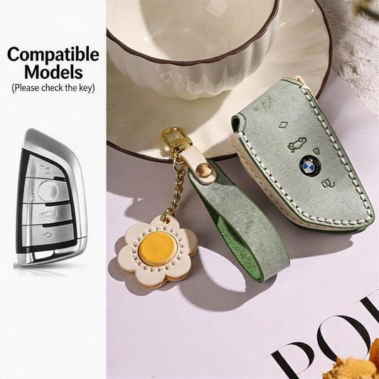 KAKAVY Handmade Genuine Leather Key Case for BMW product image