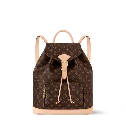 Ylellinen monogrammireppu | Tyylikäs uusi kiristysnauhakassi