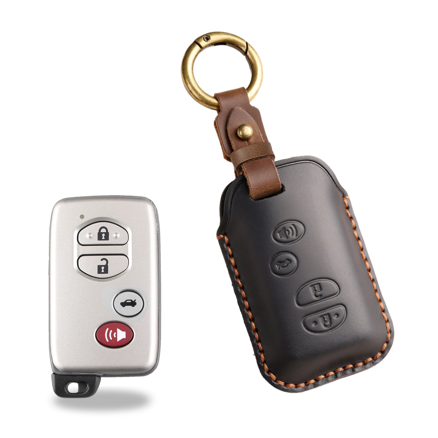 KAKAVY Top Grain Leather Toyota key Case detail image 21