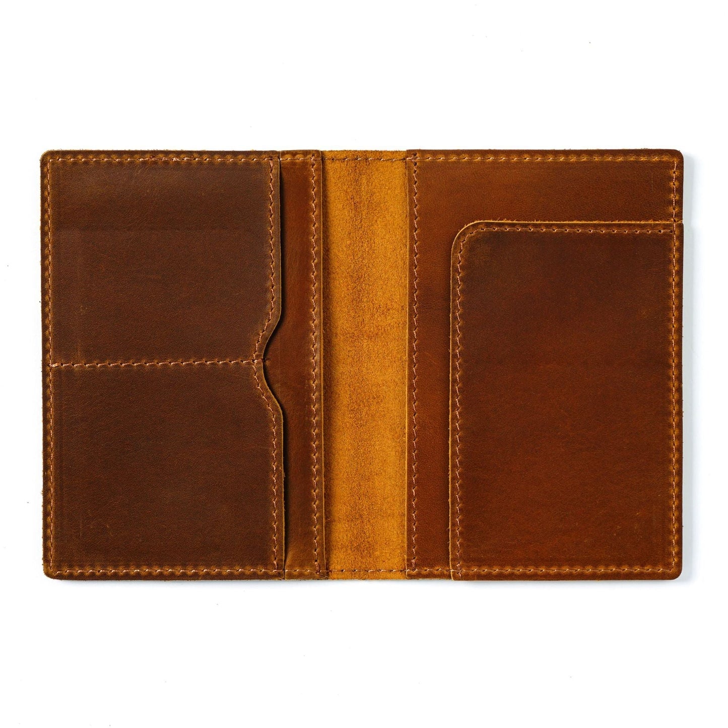 KAKAVY Handmade Genuine Leather Passport Holder detail image 10