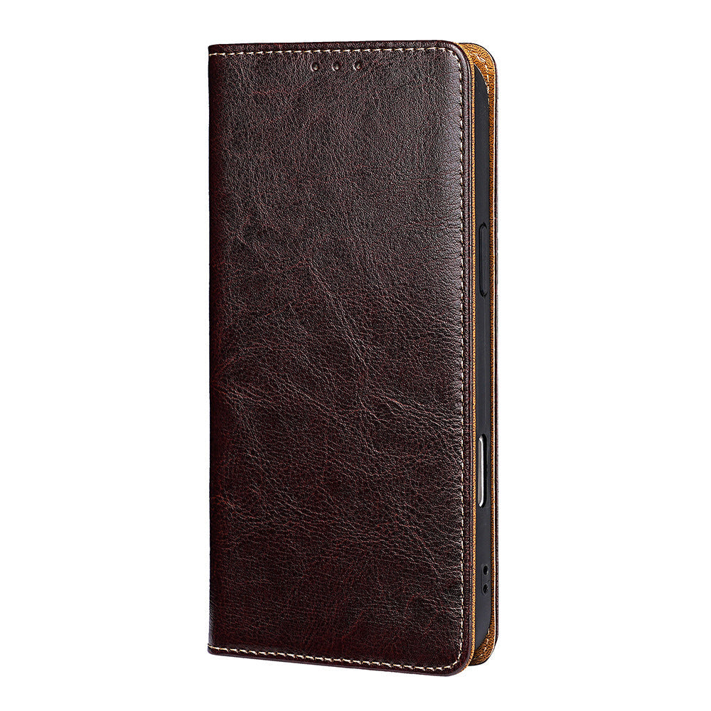 KAKAVY Genuine Full-Grain Cowhide Leather Wallet Phone Case detail image 5