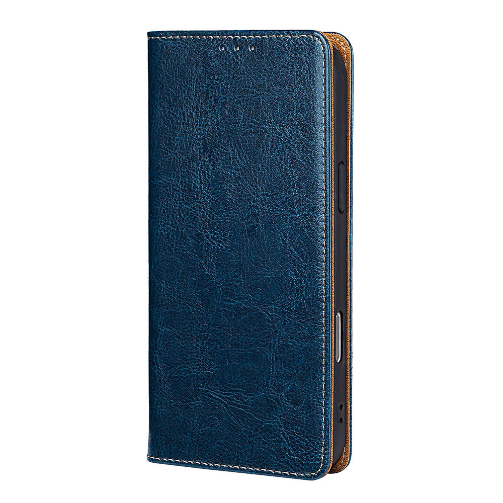 KAKAVY Genuine Full-Grain Cowhide Leather Wallet Phone Case detail image 10